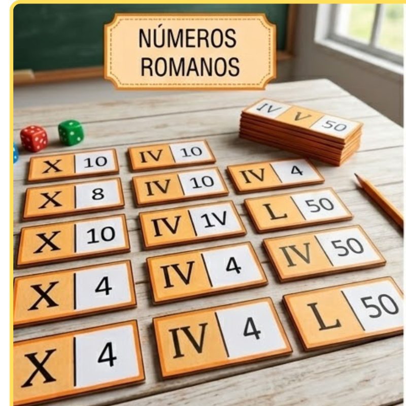Dominó de Números Romanos